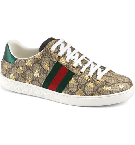 gucci bee sneakers saks|Gucci new ace sneakers women's.